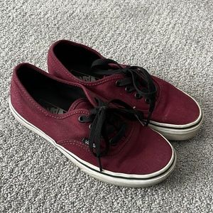 Maroon Vans